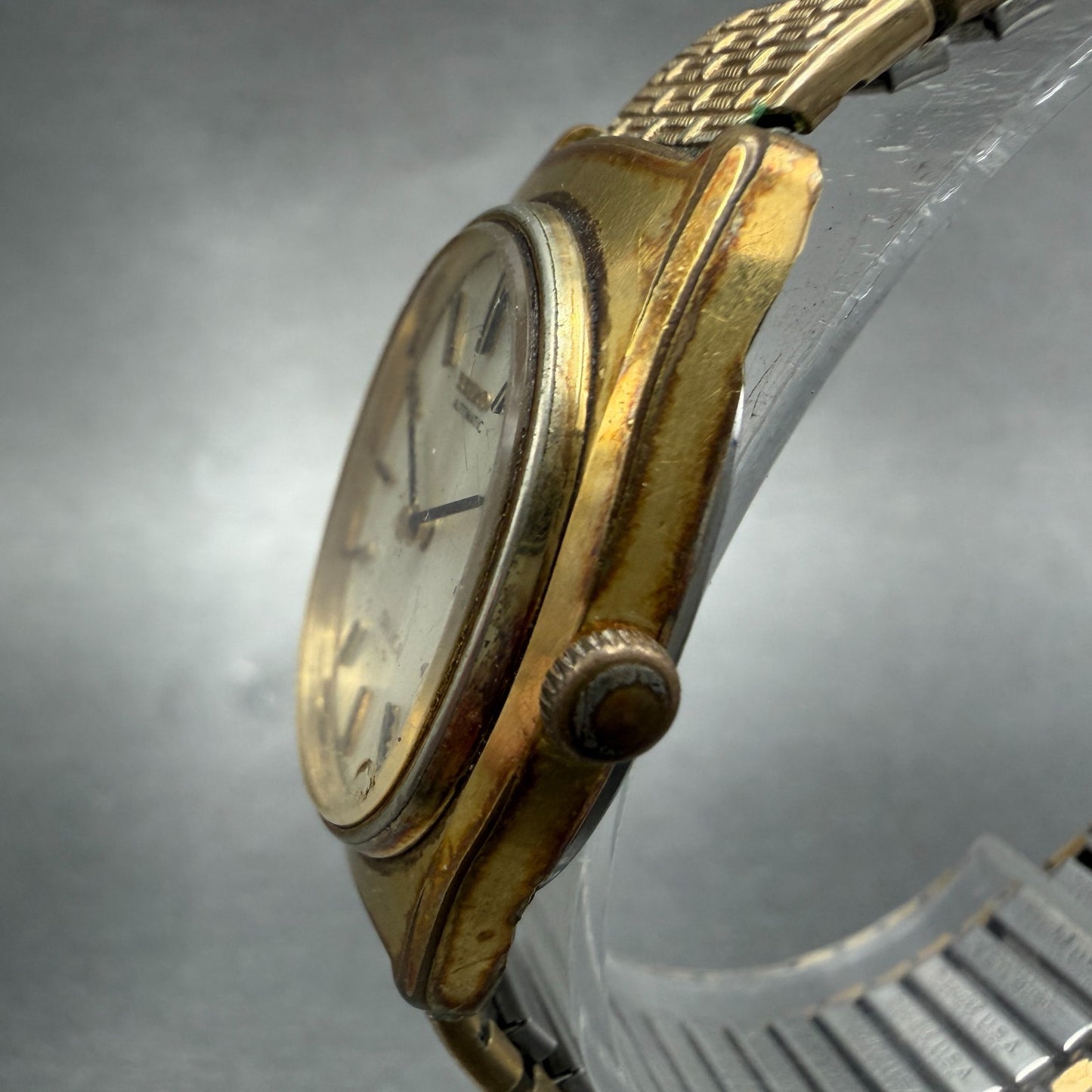 Seiko Delica Automatic Watch Women 24mm Champagne Dial Gold Tone 2411-7000  PART3