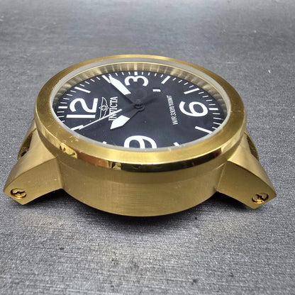 Invicta I Force Watch Men 46mm Black Dial Gold Tone Date Round 0852 New Batt3