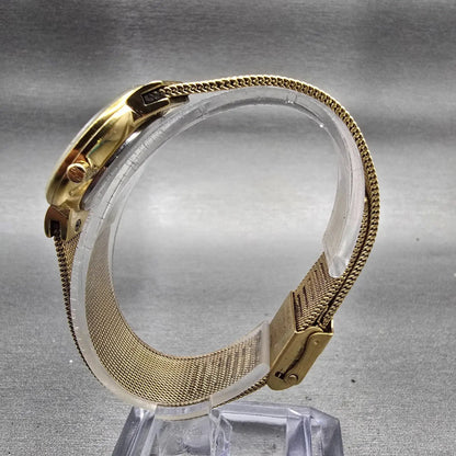 Skagen Freja Watch Women 26mm Silver Dial Gold Tone Round 358SGGD New Battery6