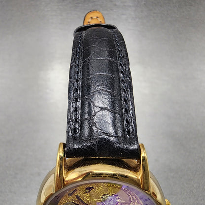 Fossil Watch Women 32mm Skeleton Dial Gold Tone Round SK5019 New Battery4
