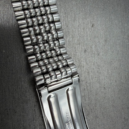 Seiko Beads Of Rice Bracelet 18mm Stainless Steel Japan Vintage NO ENDLINKS11
