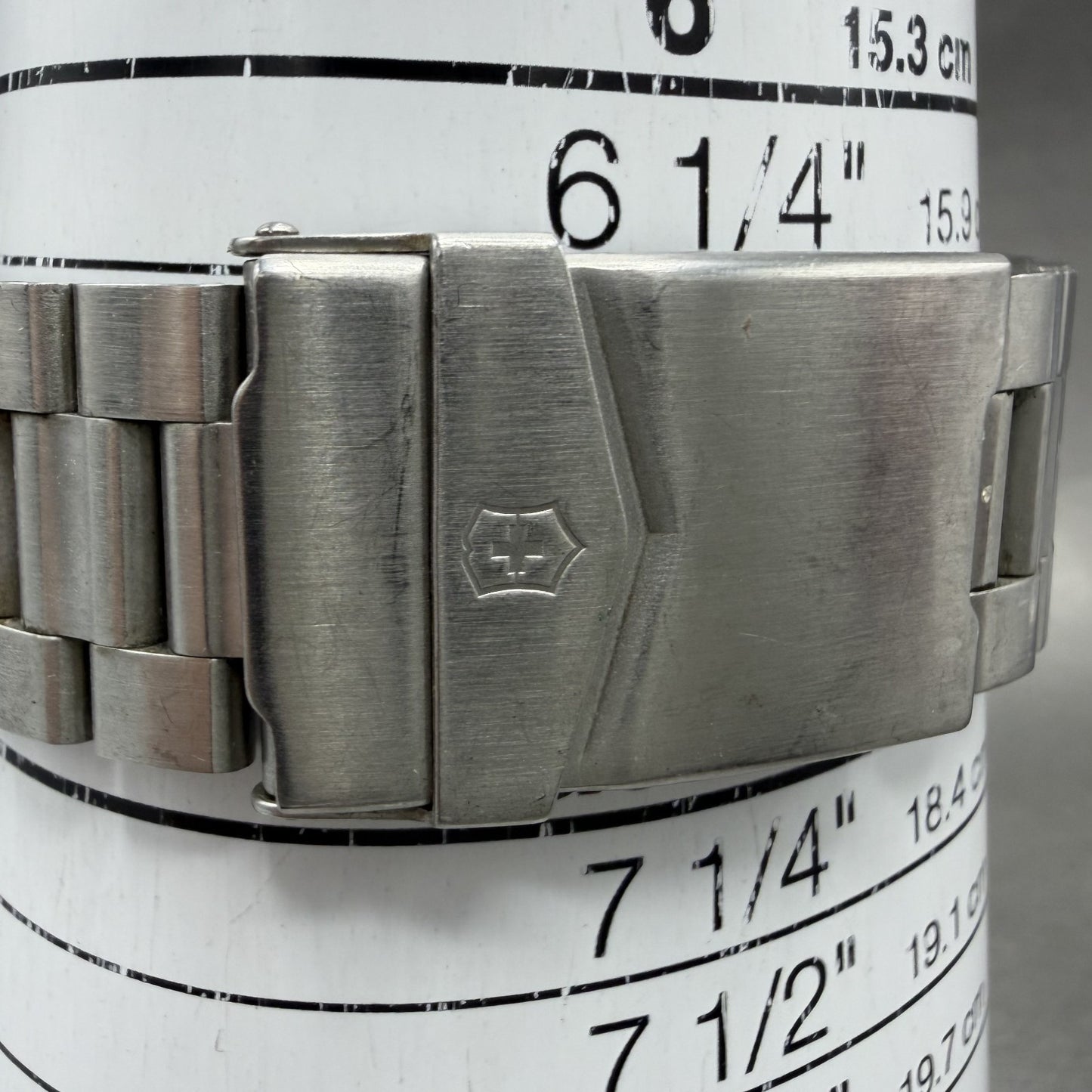 Victorinox Swiss Army Summit XLT Watch Men 39mm Silver Dial Steel Date PARTS11
