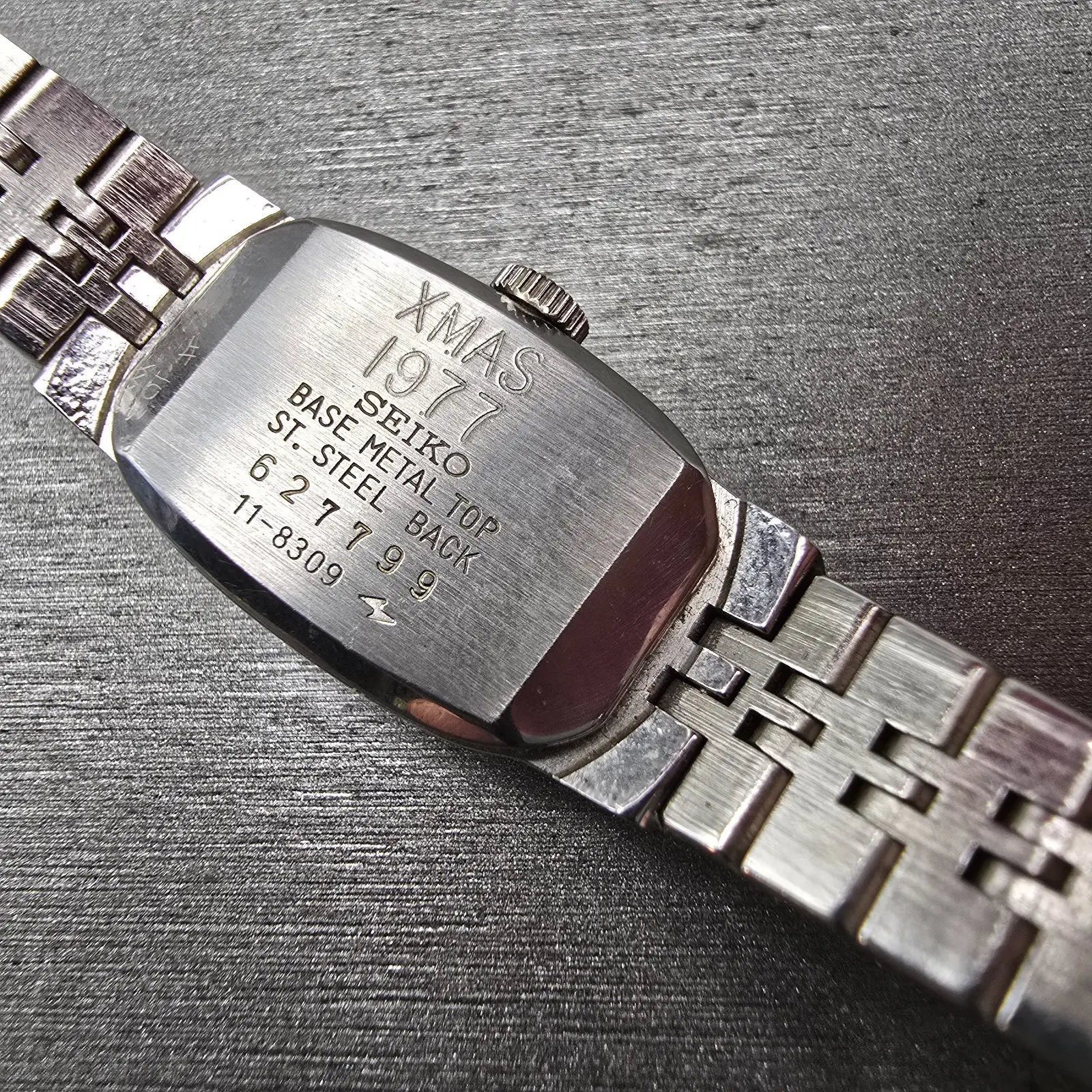 Seiko Watch Women 15mm Blue Dial Silver Tone Oval 11-8309 Manual Wind Vintage10
