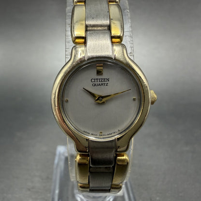 Citizen Watch Women 19mm Silver Dial Two Tone Round 5920-S76248 New Battery ABCD0