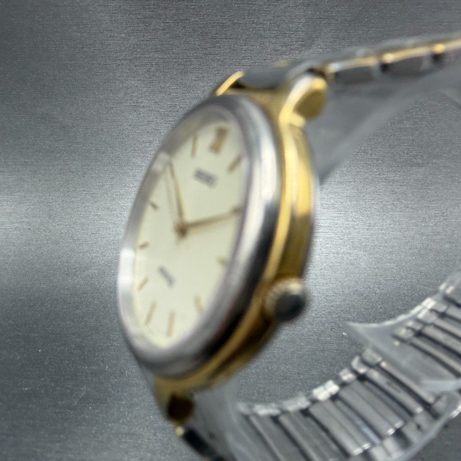 Seiko Avenue Watch Men 31mm Champagne Dial Two Tone Round 7N01-6F50 New Battery2