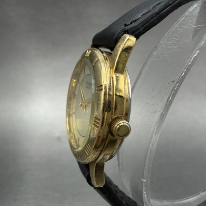 Citizen Watch Women 24mm Champagne Dial Gold Tone Date 1012-K13131 New Battery 92