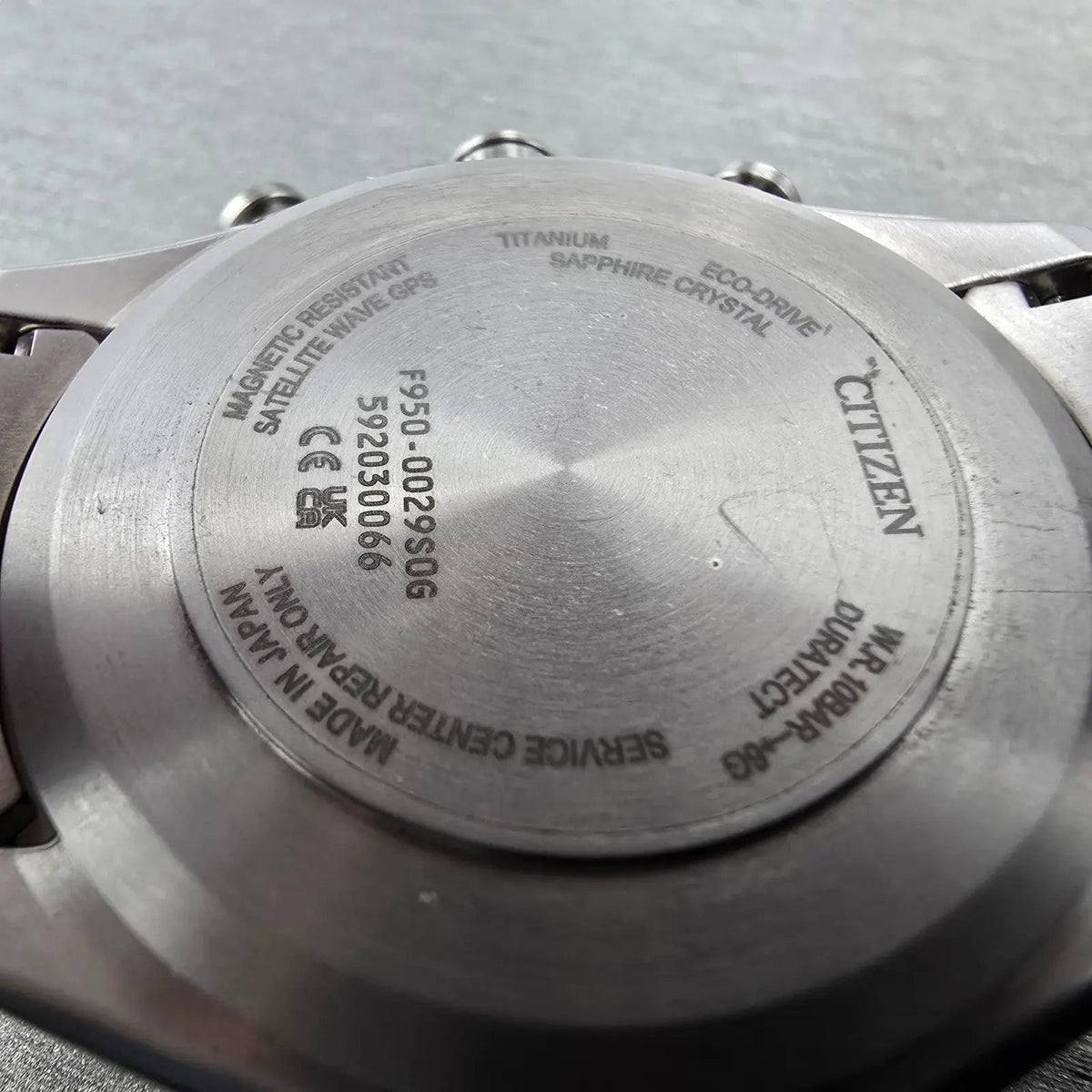 Citizen Attesa Eco-Drive Satellite Wave GPS Platinum Shine Watch Men10