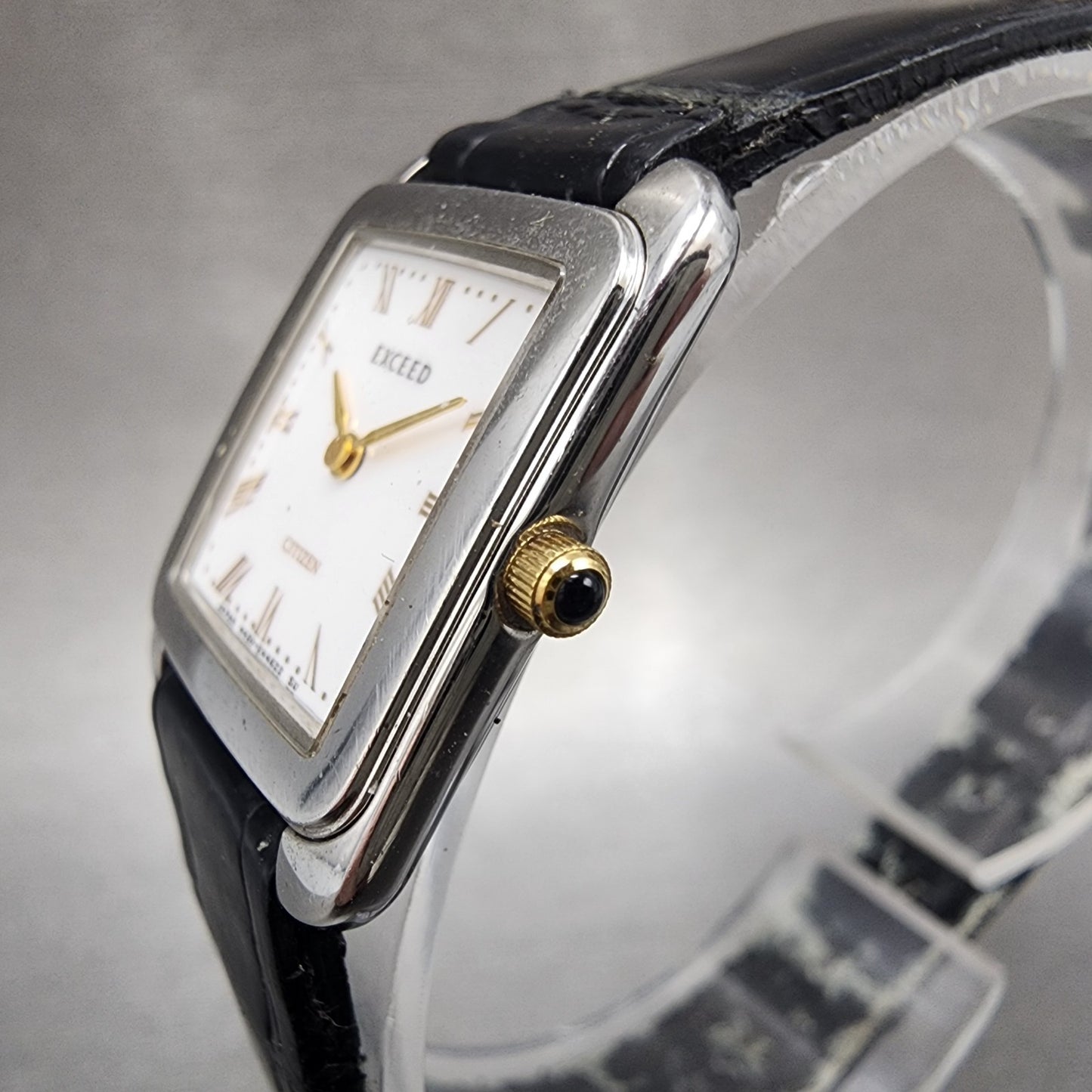 Citizen Exceed Tank Watch Women 20mm White Dial Silver Tone 4420e42622 New Batt2