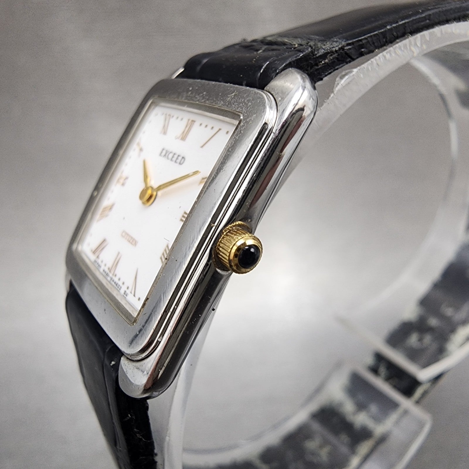 Citizen Exceed Tank Watch Women 20mm White Dial Silver Tone 4420e42622 New Batt2