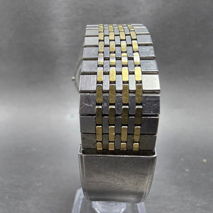 Seiko SQ Watch Men 35mm Gray Dial Two Tone Daydate Round 8223-8009 PARTS8