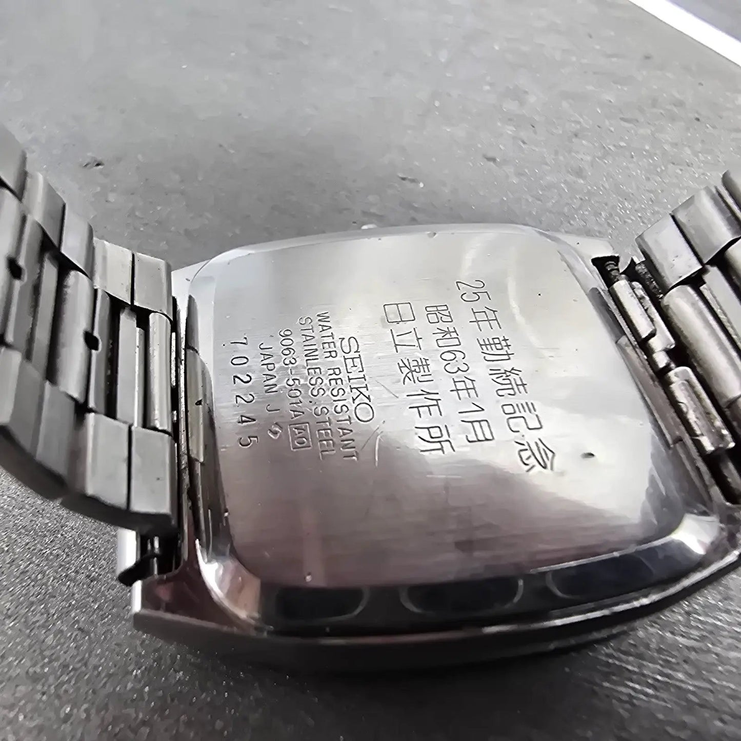 Seiko Majesta Watch Men 31mm Silver Dial Silver Tone Daydate 9063-501A PARTS10