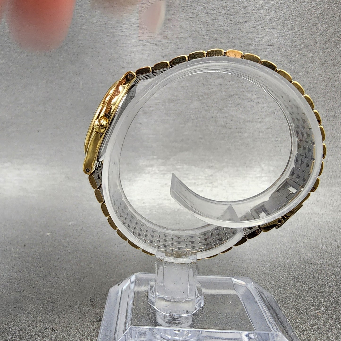 Longines Flagship Watch Women 24mm White Dial Two Tone Date Round 7291 New BattA6
