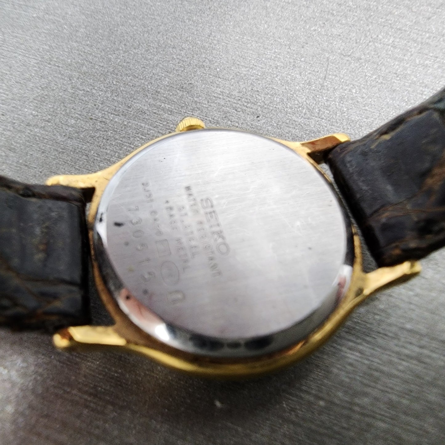 Seiko Exceline Watch Women 23mm MOP Dial Two Tone Round 2j310a50 New Battery9