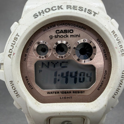 Casio  G-Shock Mini Watch Women 43mm Digital White Alarm Chrono GMN-691 New Batt1