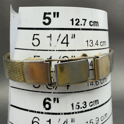 Seiko Watch Women 21mm Champagne Dial Gold Tone Round 43-7019 New Battery10