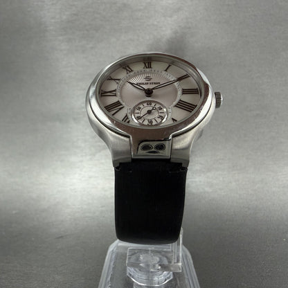Philip Stein Watch Women 35mm MOP Dial Silver Tone Small Seconds New Battery5