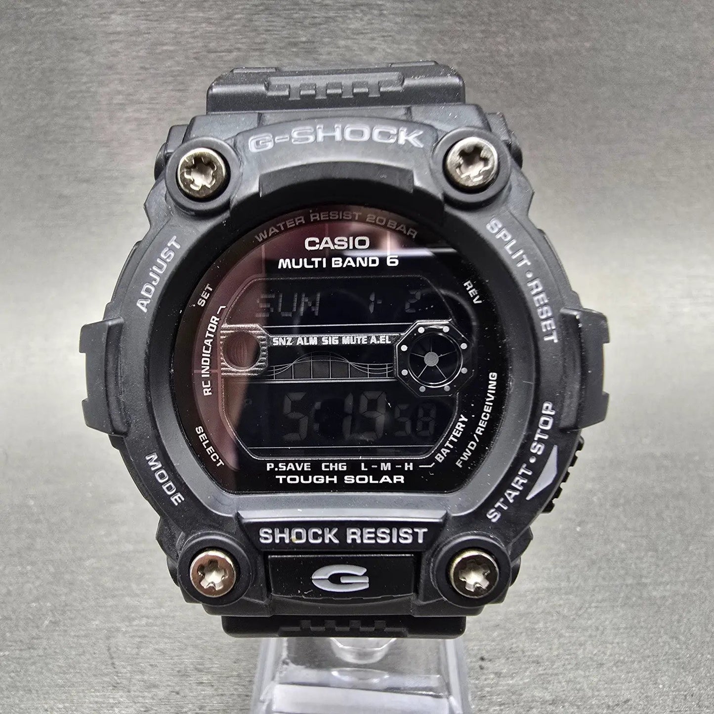 Casio G-Shock GW-7900B Watch Men 50mm Digital Black Alarm Chrono Solar Runs NSKO0