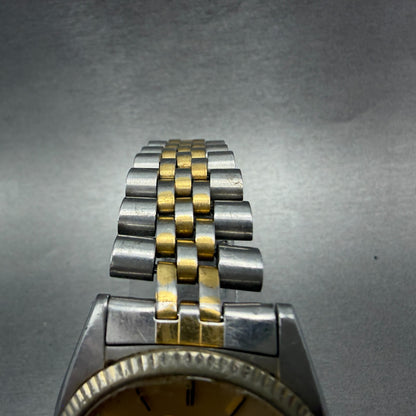 Seiko SQ President Watch Men 36mm Champagne Dial Two Tone Daydate 5Y23-8A60 PART5