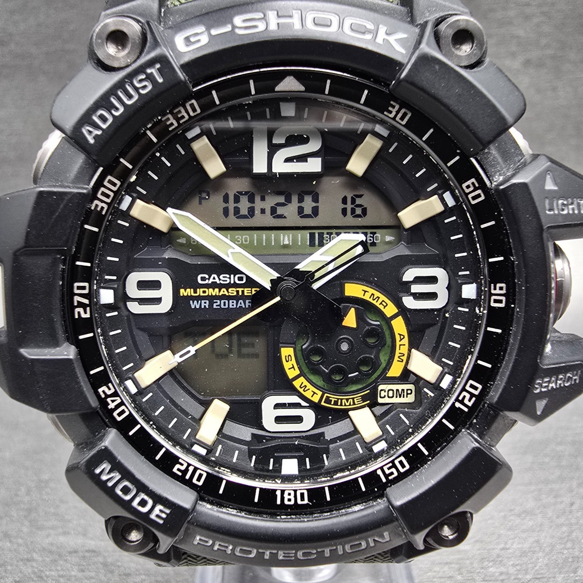 Casio G-Shock Mudmaster GG-1000 Watch Men 55mm Black Dial Chrono Alarm New Batt1