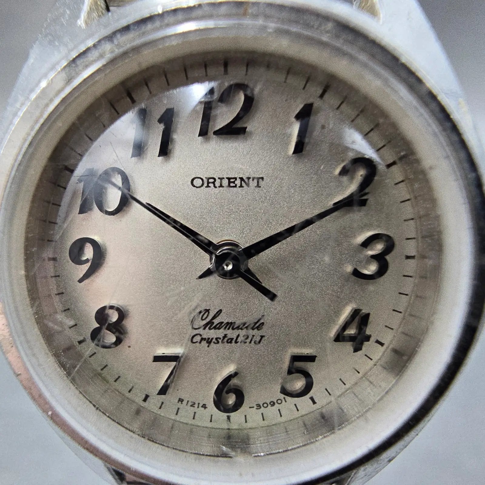 Orient Chamade Watch Women 23mm Silver Dial Silver Tone Manual E121-30900 Runs1