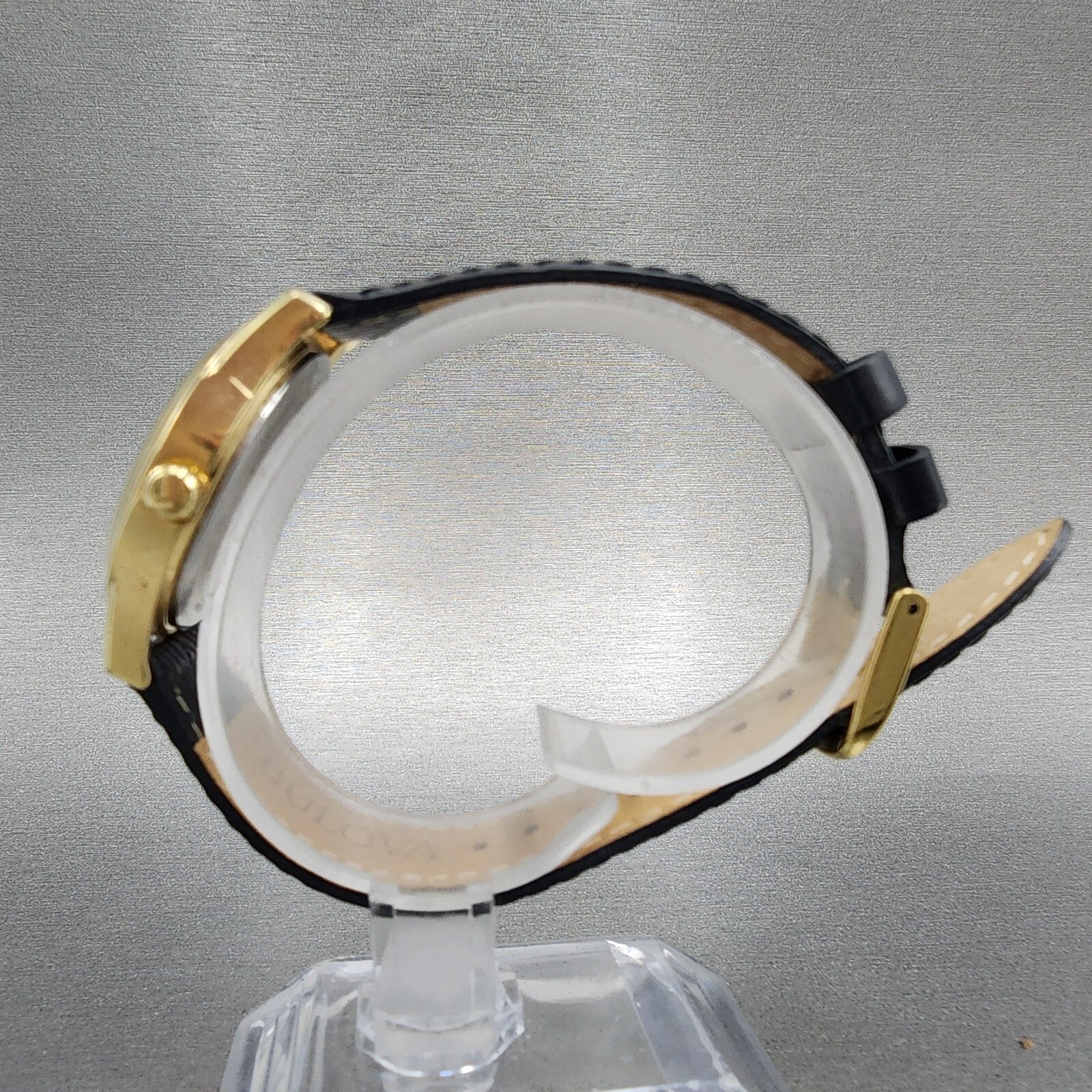Bulova Watch Women 30mm Champagne Dial Gold Tone 97V25 New Battery6