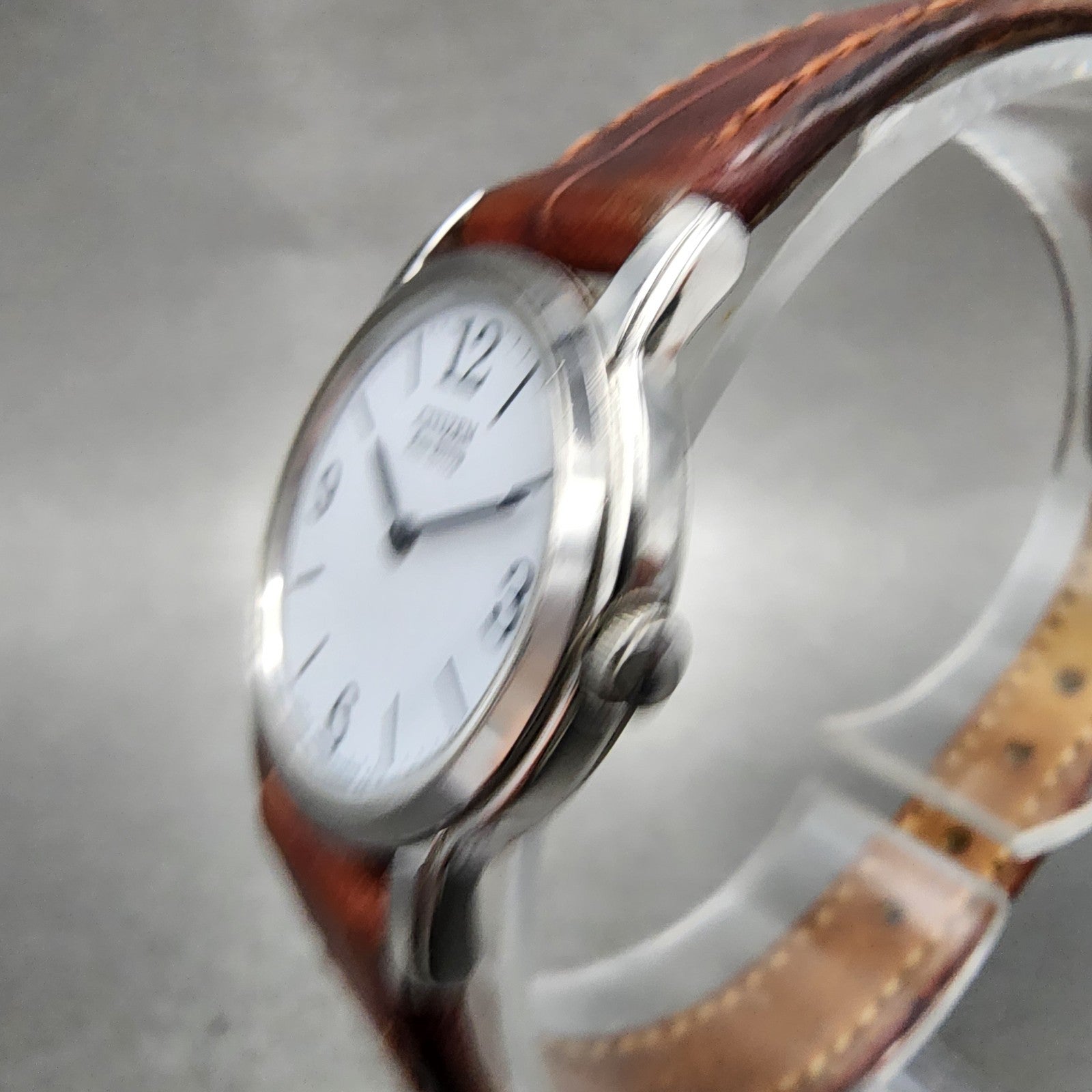 Citizen EcoDrive Watch Women 23mm White Dial Silver Tone G670T009123 Runs2