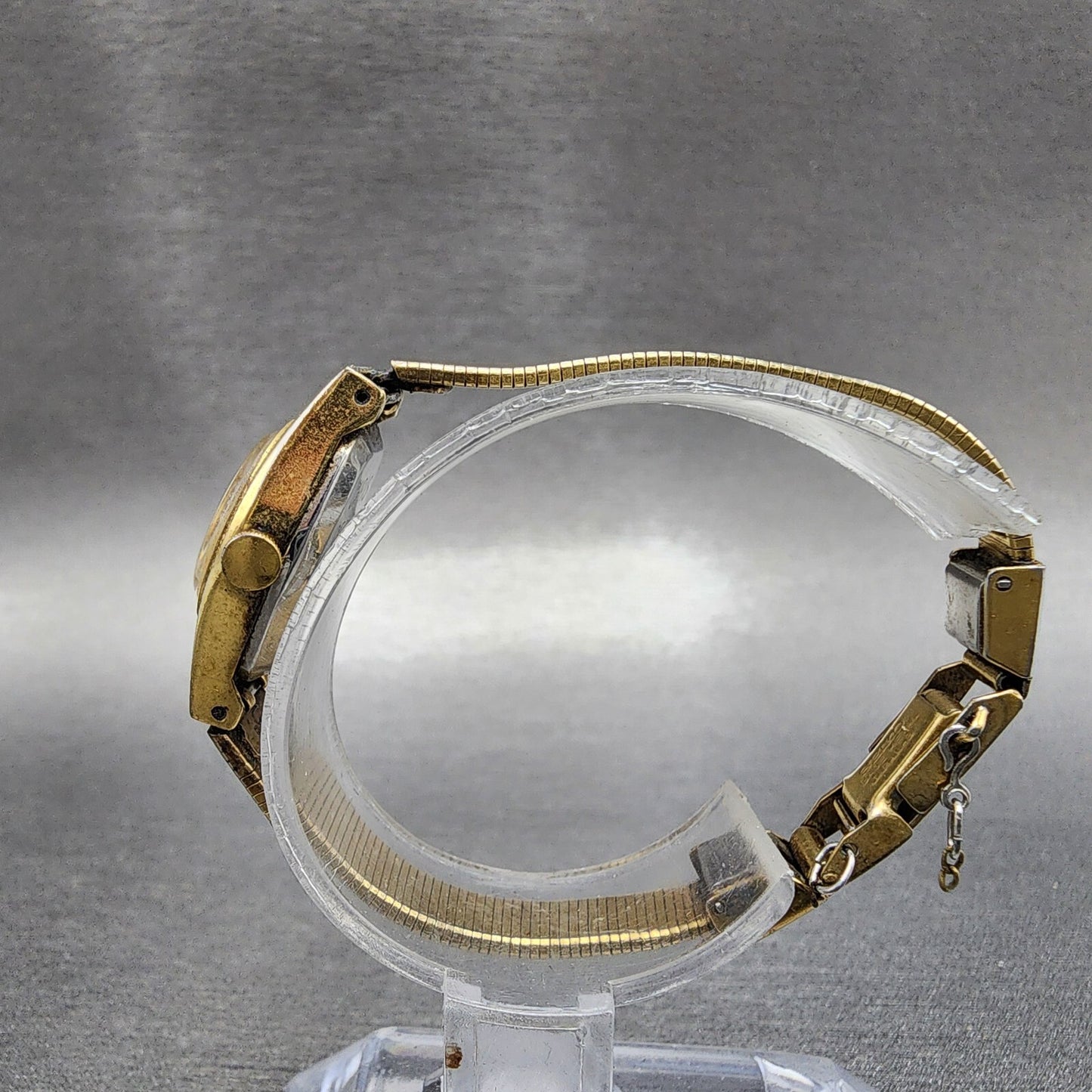 Seiko Watch Women 16mm Gold Dial Gold Tone Round 14000909 New Battery6