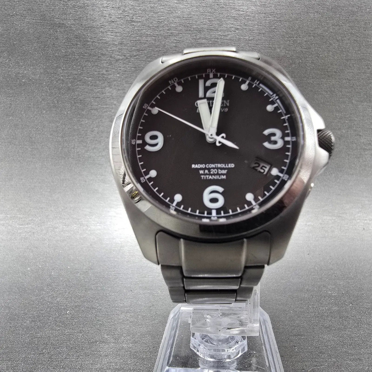 Citizen Promaster Land Watch Men 40mm Black Dial Titanium H414-T006744 PARTS!!7
