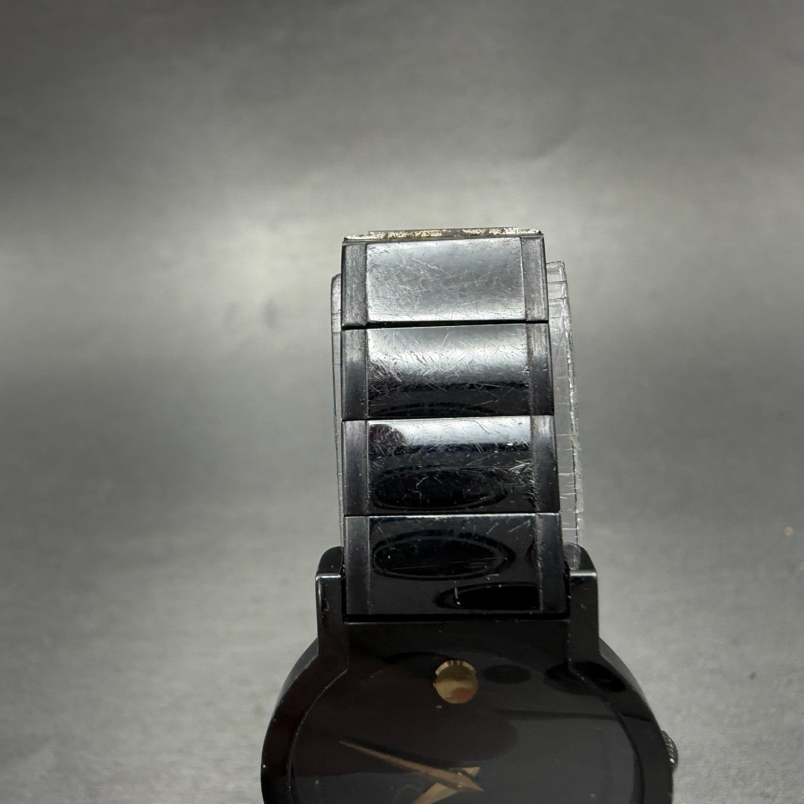 Movado Museum Watch 24mm Women Black Dial Black Tone Round 84-90-820A PARTS5