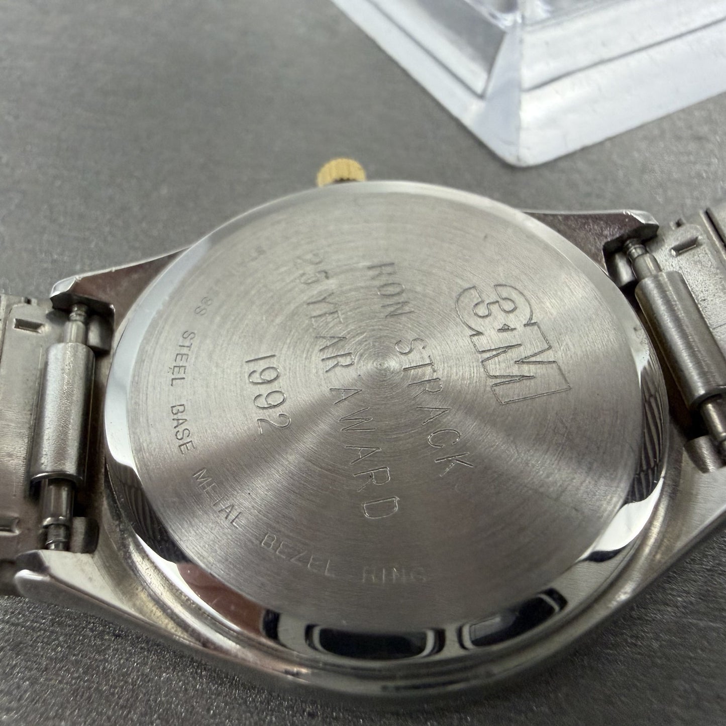 Longines QWR Watch Men 33mm Champagne Dial Two Tone  Date PARTS10
