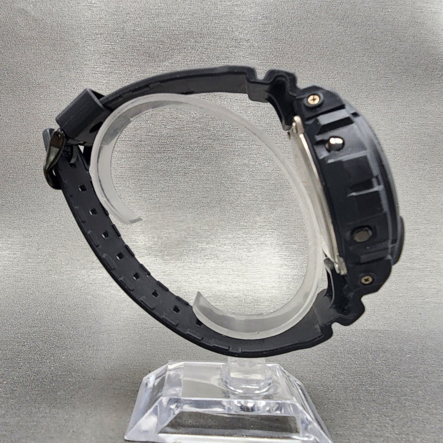 Casio GShock DW6900BB Watch Men 50mm Digital LCD Black Tone Alarm Chrono Works8