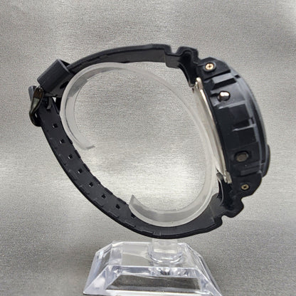 Casio GShock DW6900BB Watch Men 50mm Digital LCD Black Tone Alarm Chrono Works8