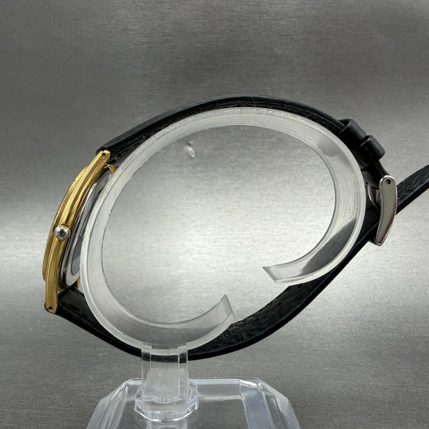 Seiko Spirit Watch Unisex 33mm White Dial Gold Tone Round 5E21-6D70 New Battery6