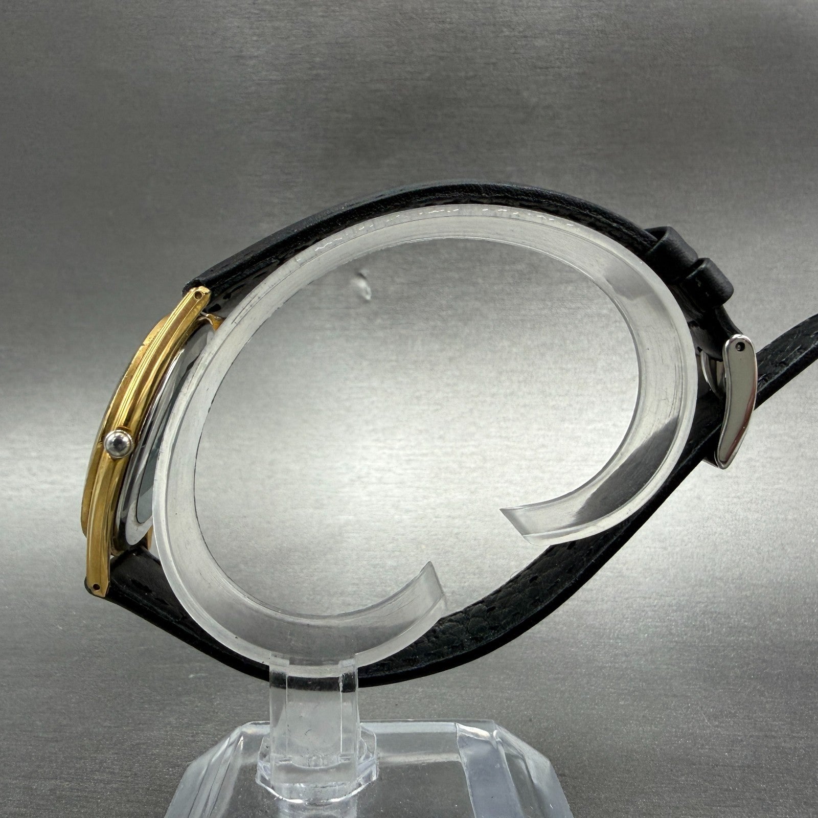 Seiko Spirit Watch Unisex 33mm White Dial Gold Tone Round 5E21-6D70 New Battery6