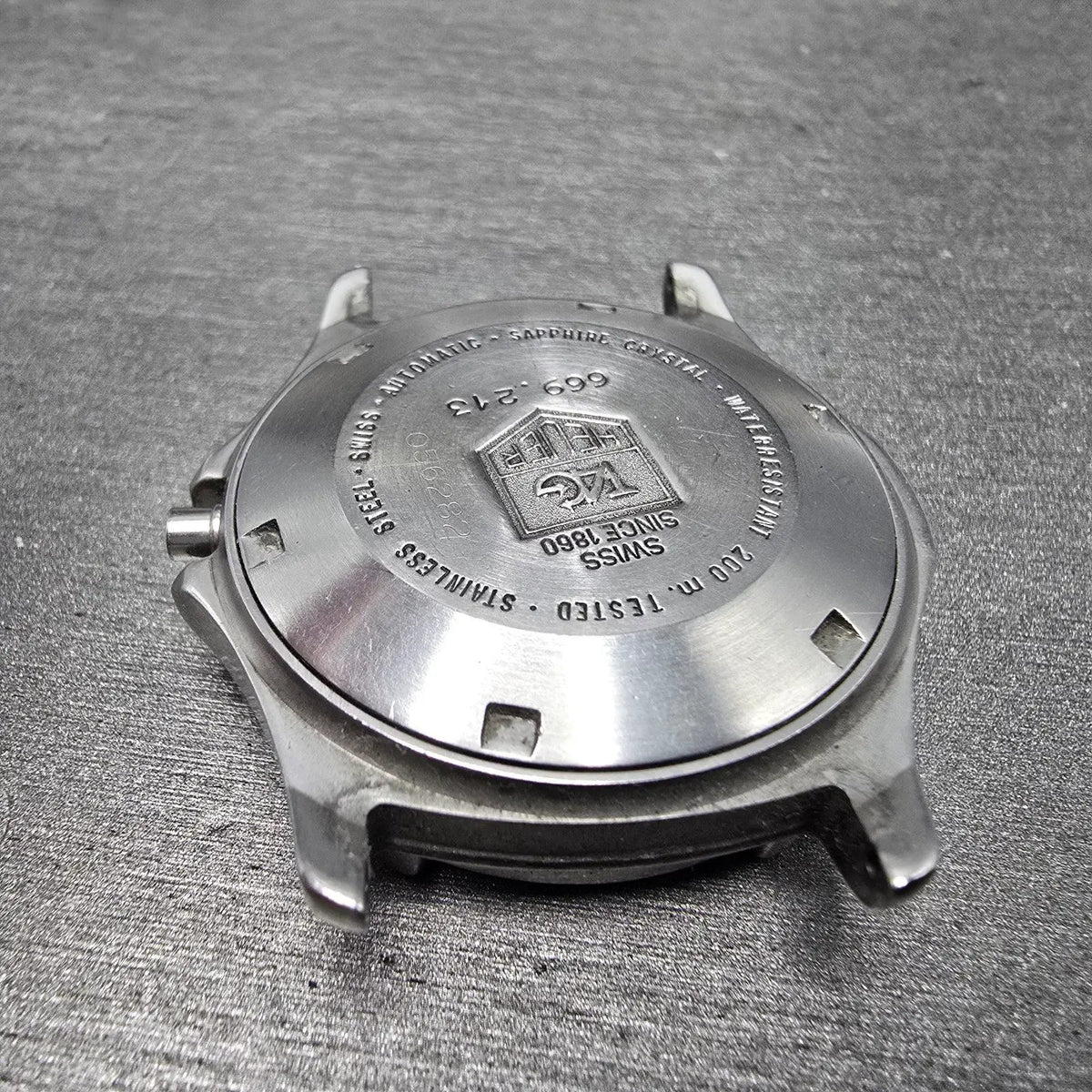 Tag Heuer Professional 200 Watch Case 34mm Stainless Steel 669.213 Vintage8
