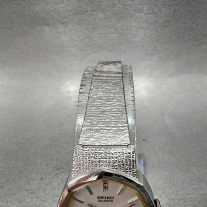 Seiko Watch Women 22mm Silver Dial Silver Tone Octagon 165890 New Battery5