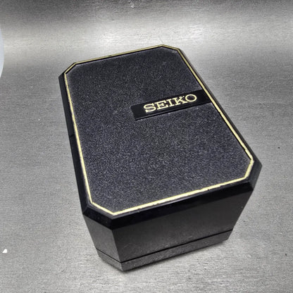 Seiko President Watch Men 36mm Blue Dial Two Tone Daydate 5Y23-8A69 New Batt JP213