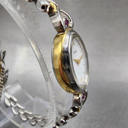 Citizen Chere Watch Women 14mm White Dial Two Tone Oval 4520E50538 New Battery3