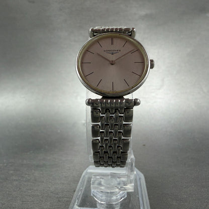 Longines La Grande Classique Watch Men 24mm Gray Dial Steel Round L4.135.4 Works5