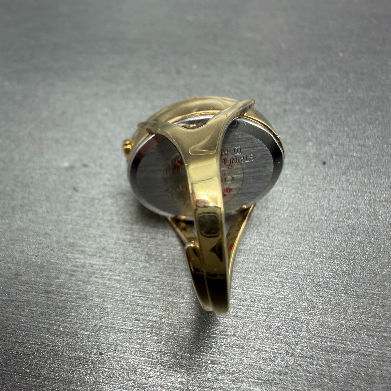 Orient Ring Watch Women 17mm Gold Dial Gold Blue Stone Hideaway A054A1-30 PARTS8