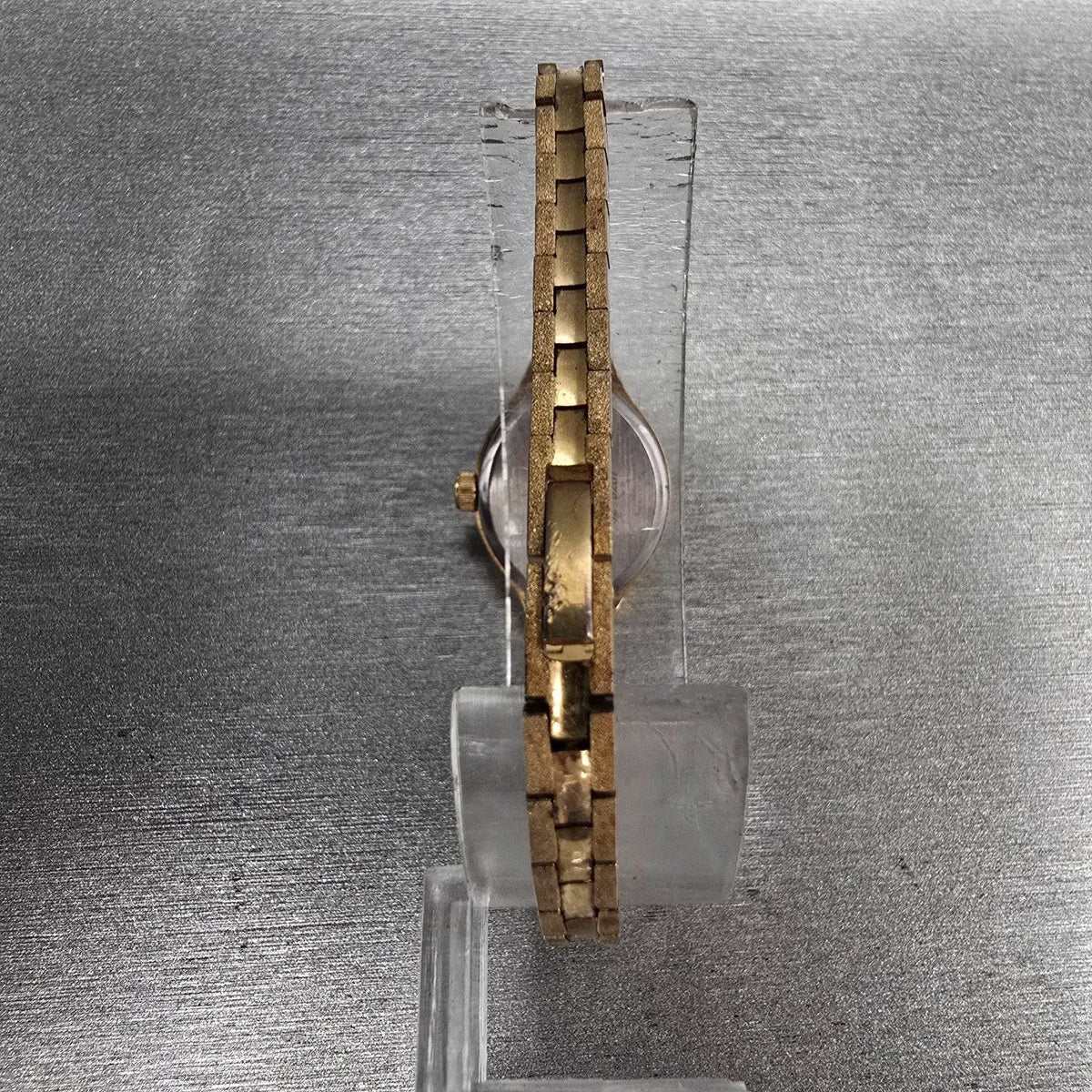 Citizen CQ Watch Women 17mm Champagne Dial Gold Tone Round 3220-890795 New Batt27