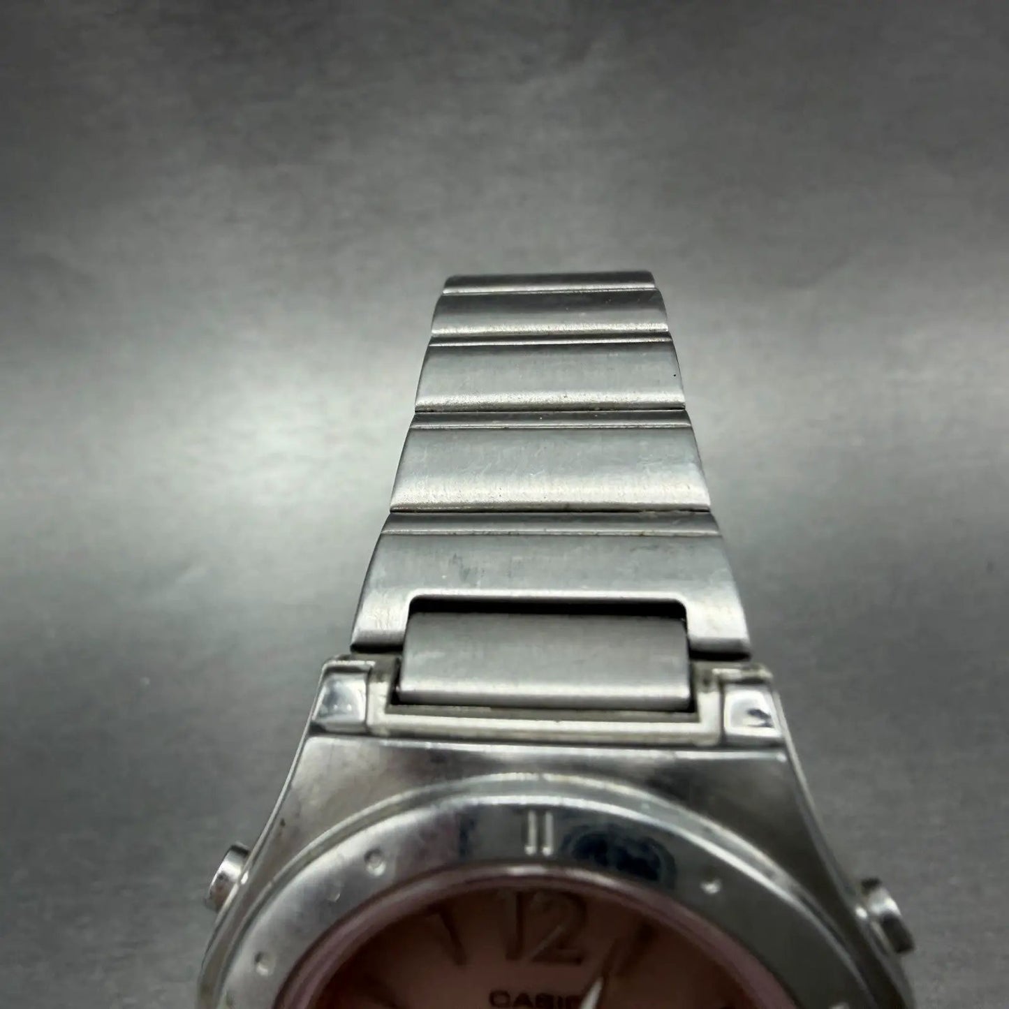 Casio Wave Ceptor Watch Women 34mm Pink Dial Silver Tone Date LWA-M140 New BattA4