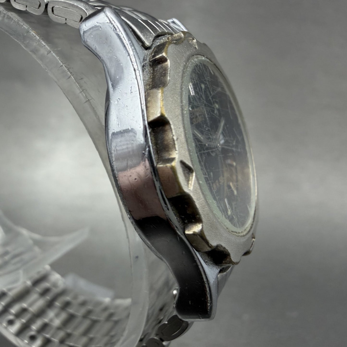Citizen Watch Women 26mm Black Dial Silver Tone Daydate Round New Battery VTG7