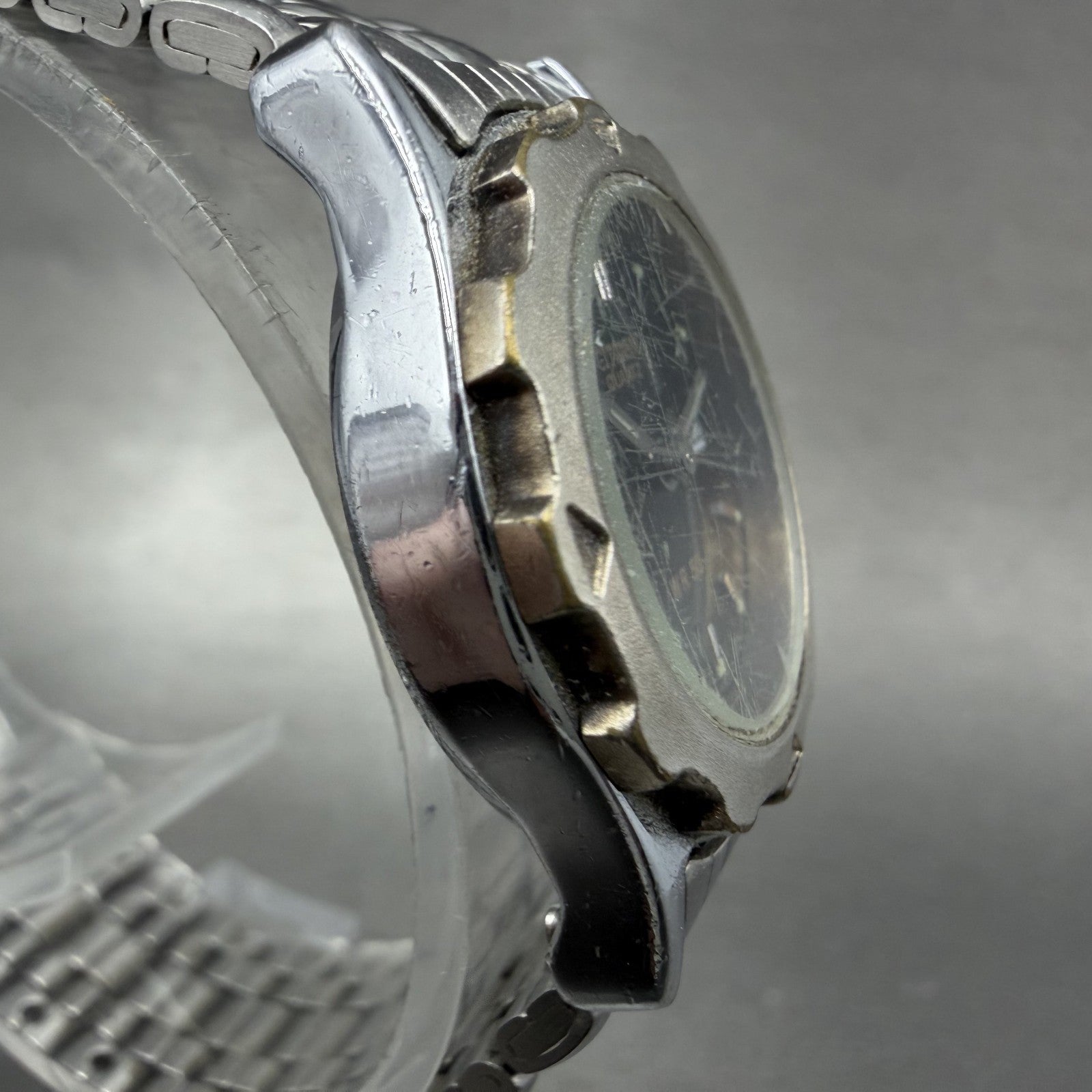 Citizen Watch Women 26mm Black Dial Silver Tone Daydate Round New Battery VTG7