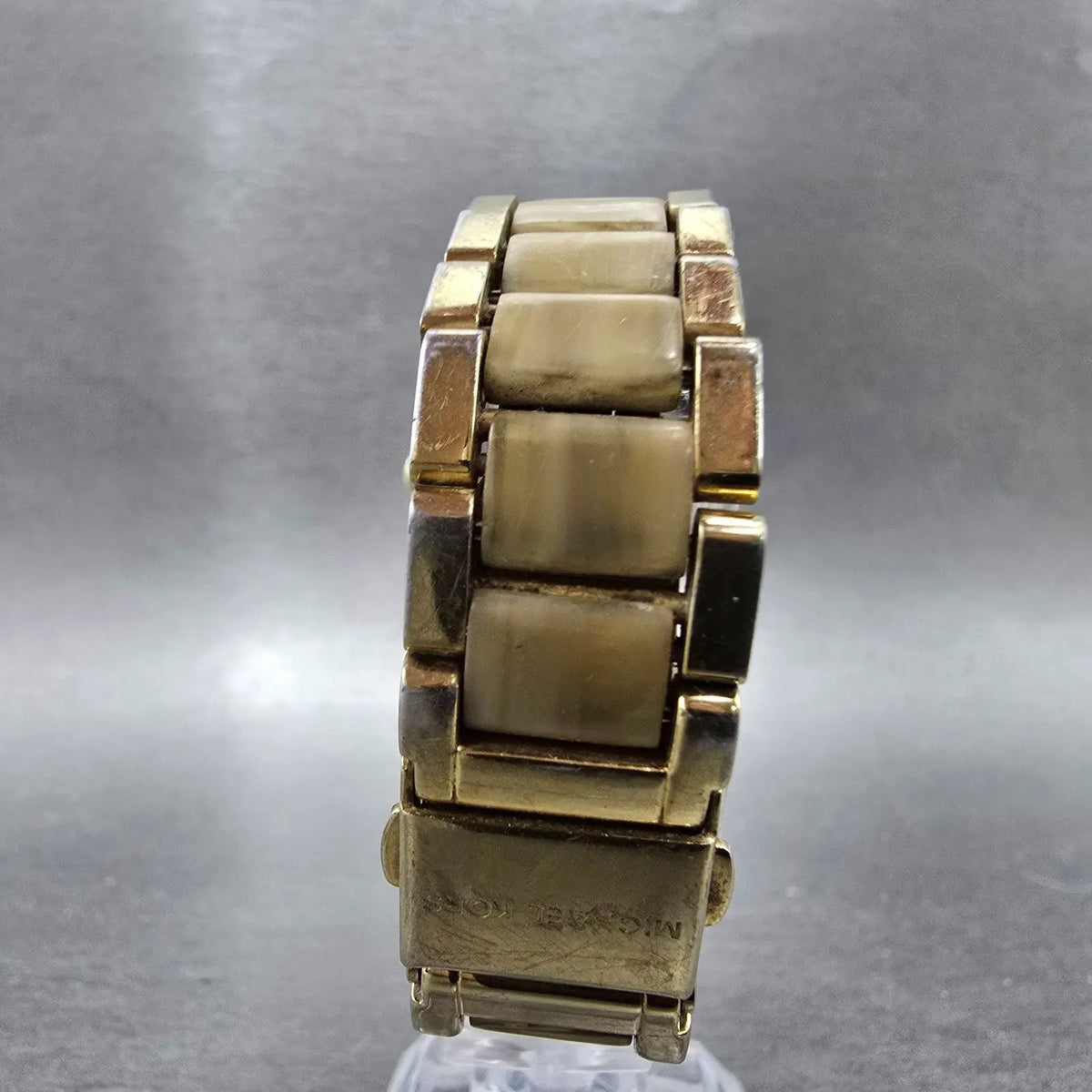 Michael Kors Mini Parker Watch Women 33mm Champange Dial Gold MK-5842 New batt 27