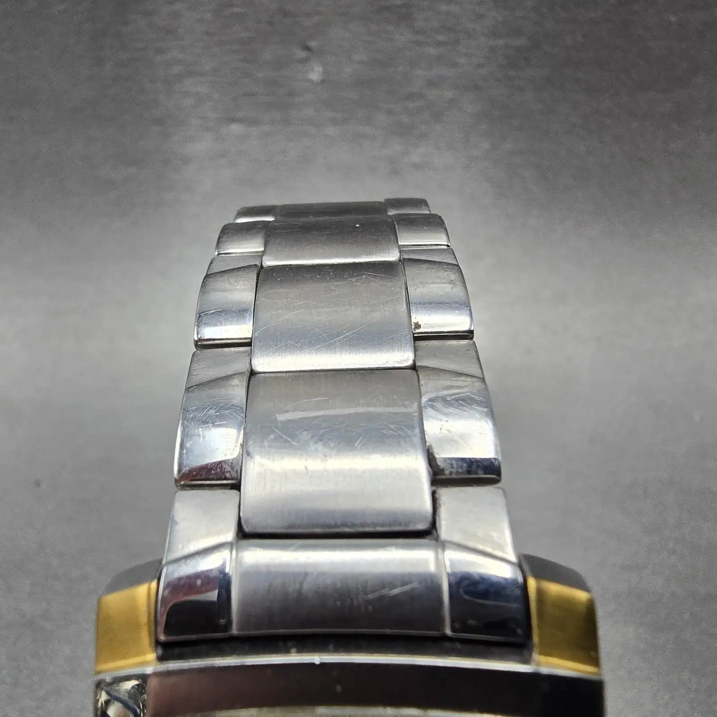 Wittnauer Tank Watch Men 28mm Silver Dial Two Tone Freemason Shriner New Battery4