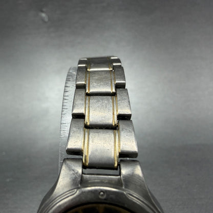 Seiko Watch Women 27mm Blue Dial Titanium Date Round 7N82-0BT0 New Battery4