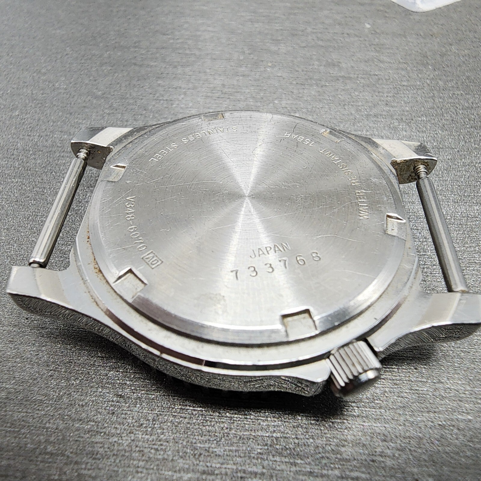 Seiko ALBA Dive Watch Men 36mm Orange Dial Silver Tone Daydate READ! New Battery9