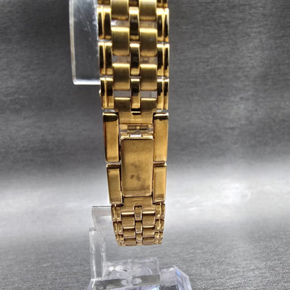 Citizen CQ Watch Women 20mm Champagne Dial Gold Tone 5930-S29762 New Battery JKL9