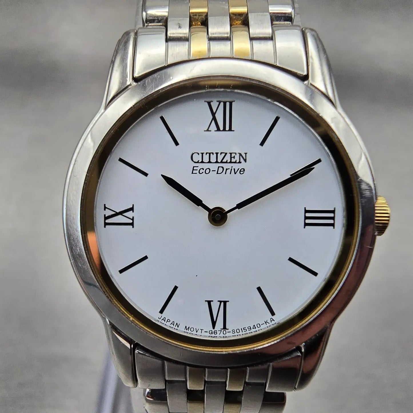 Citizen Eco-Drive Watch Women 23mm White Dial Silver Tone G670-S008620 Works1